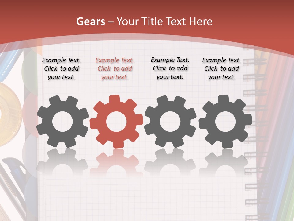 School Supplies PowerPoint Template