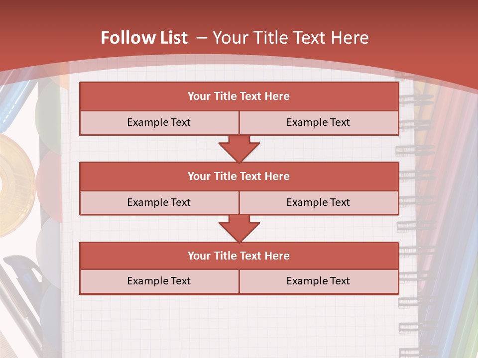 School Supplies PowerPoint Template