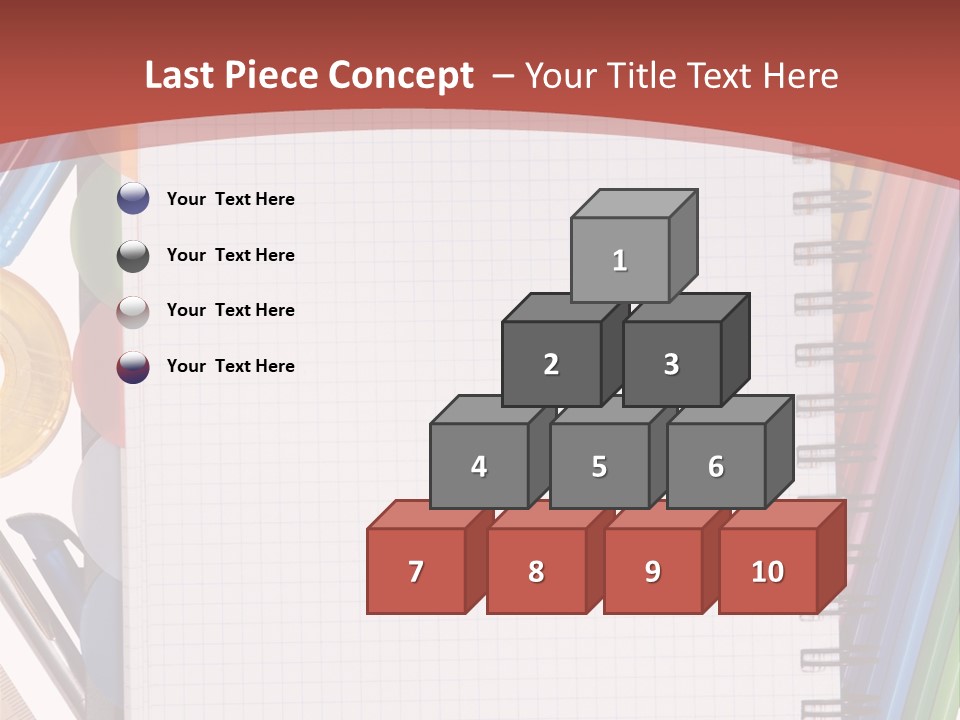 School Supplies PowerPoint Template