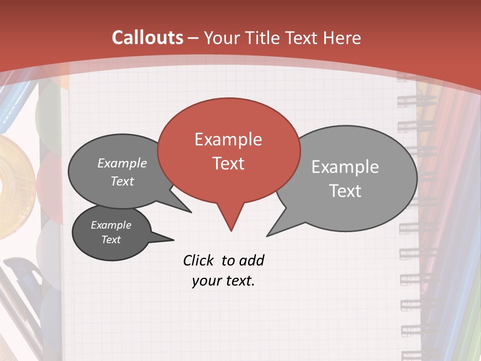 School Supplies PowerPoint Template