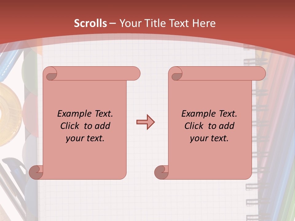 School Supplies PowerPoint Template