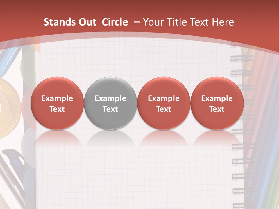 School Supplies PowerPoint Template