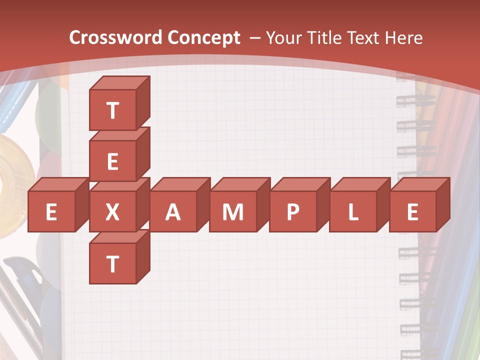 School Supplies PowerPoint Template