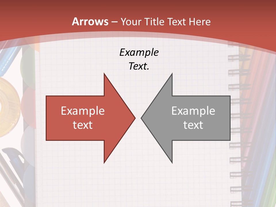 School Supplies PowerPoint Template