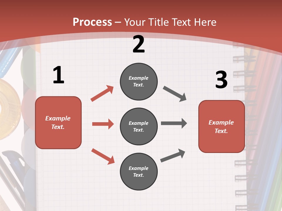School Supplies PowerPoint Template