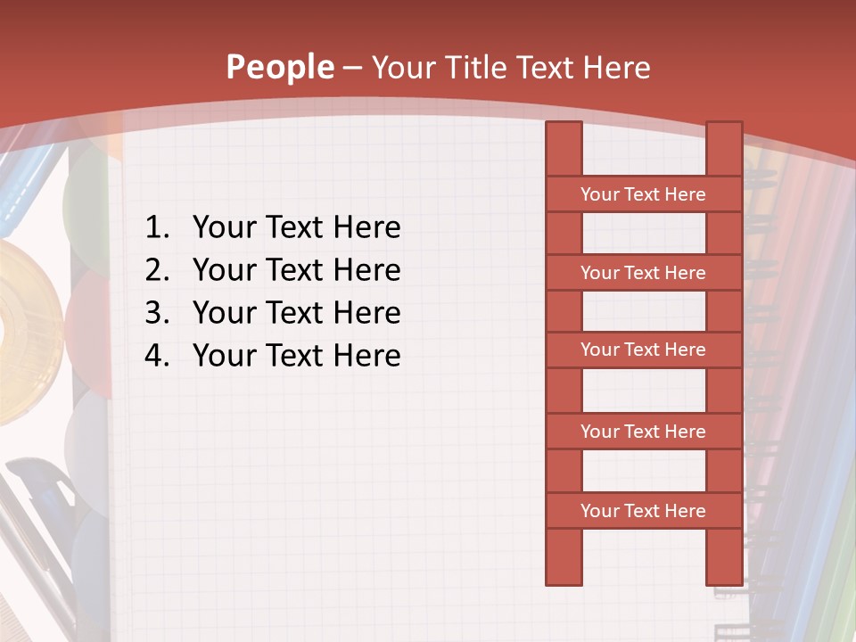 School Supplies PowerPoint Template