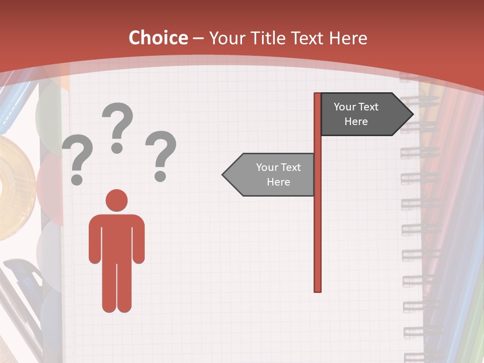 School Supplies PowerPoint Template