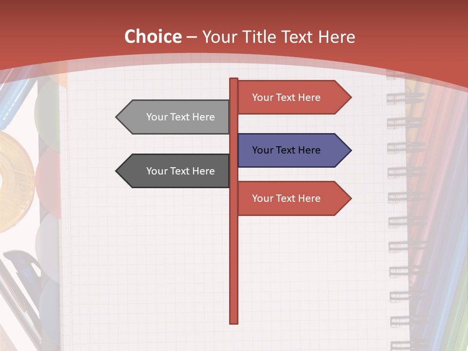 School Supplies PowerPoint Template
