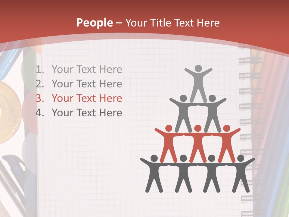 School Supplies PowerPoint Template