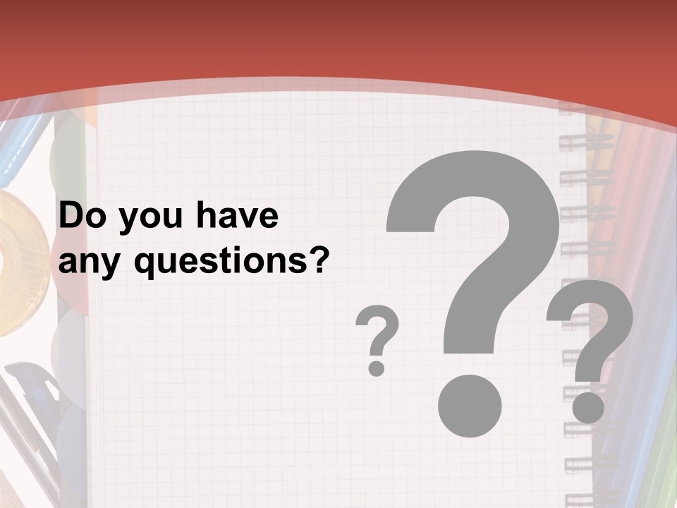 School Supplies PowerPoint Template