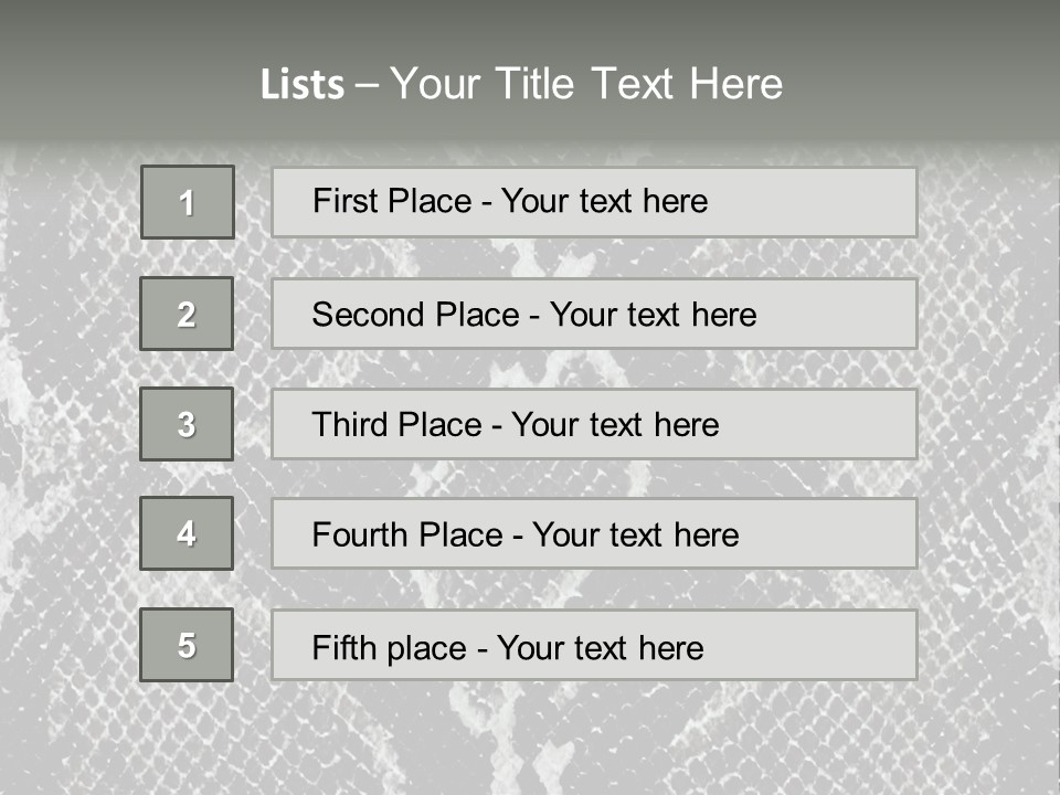 Snake Skin PowerPoint Template