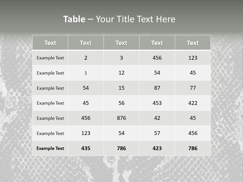 Snake Skin PowerPoint Template