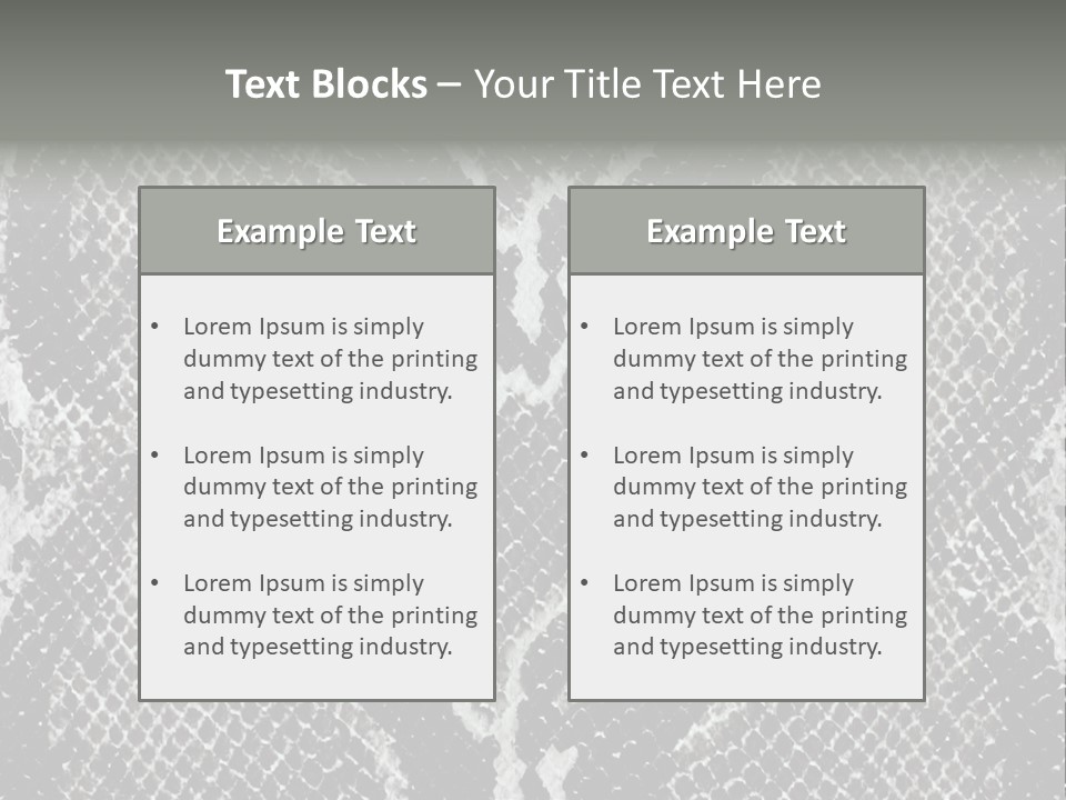 Snake Skin PowerPoint Template