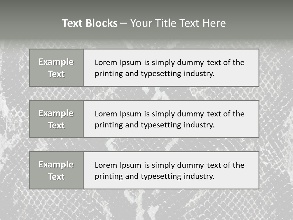 Snake Skin PowerPoint Template