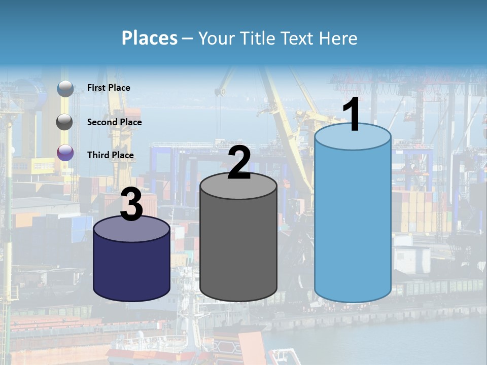Vessel Boat Dock PowerPoint Template