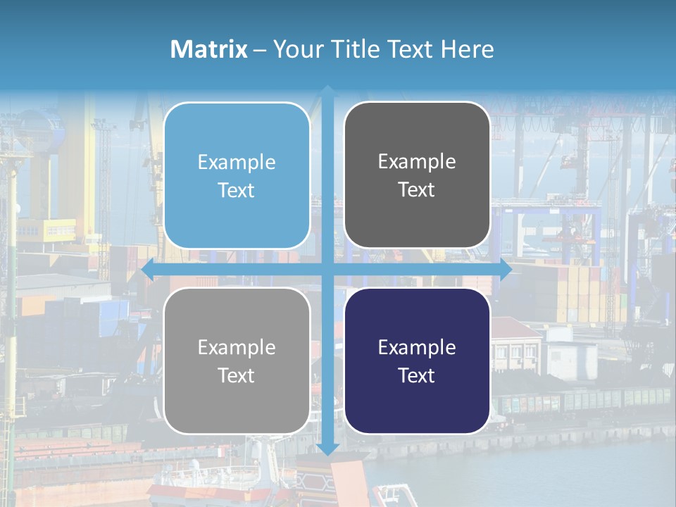 Vessel Boat Dock PowerPoint Template