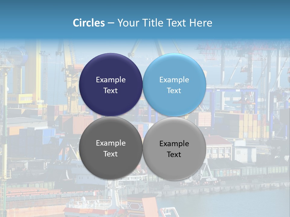 Vessel Boat Dock PowerPoint Template