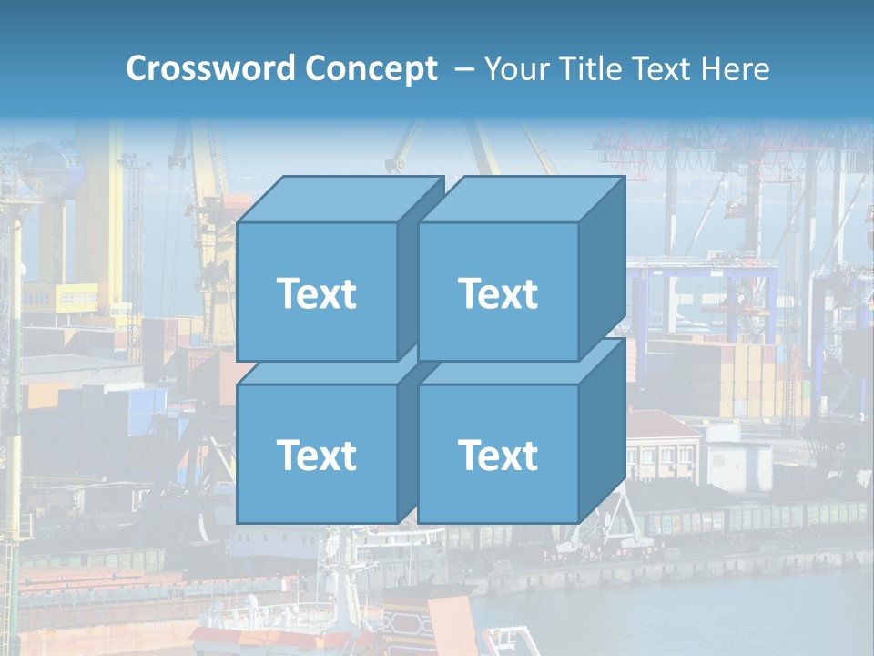 Vessel Boat Dock PowerPoint Template