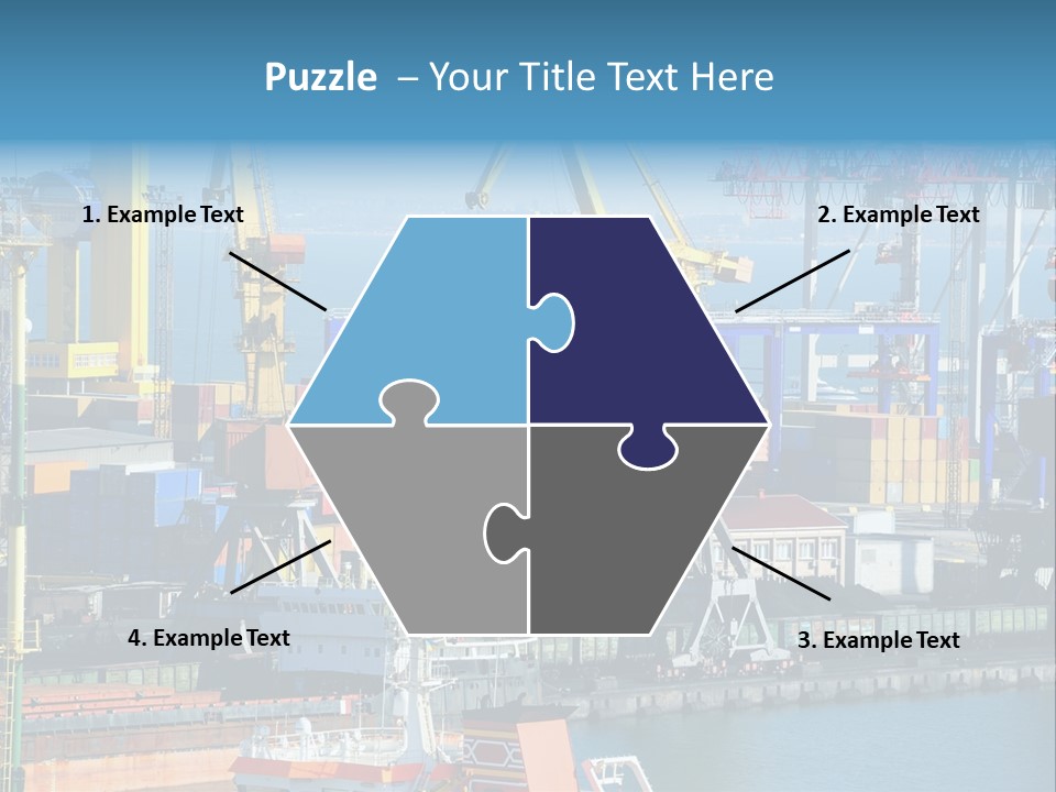 Vessel Boat Dock PowerPoint Template