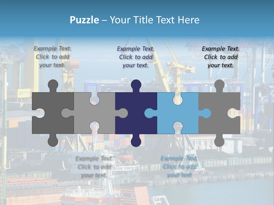 Vessel Boat Dock PowerPoint Template