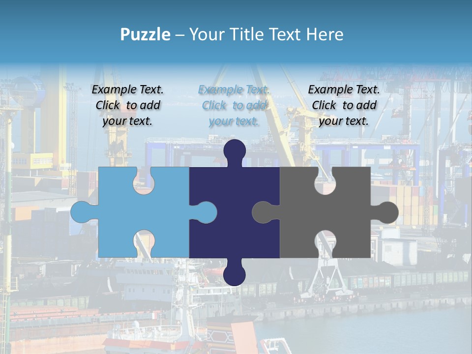 Vessel Boat Dock PowerPoint Template
