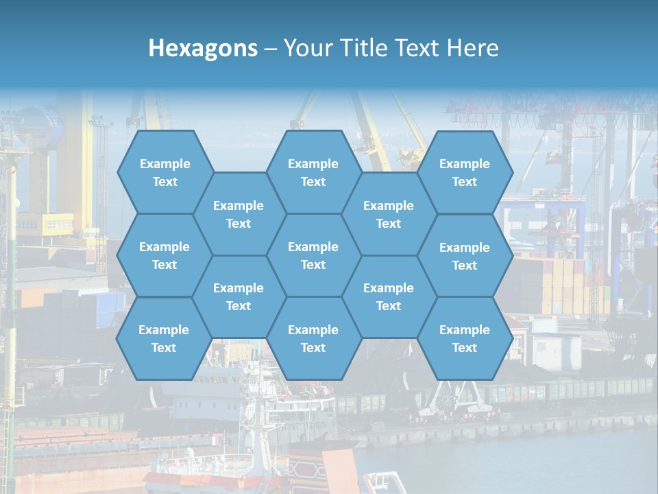 Vessel Boat Dock PowerPoint Template