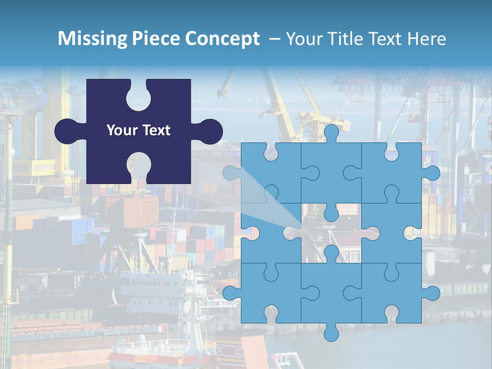 Vessel Boat Dock PowerPoint Template