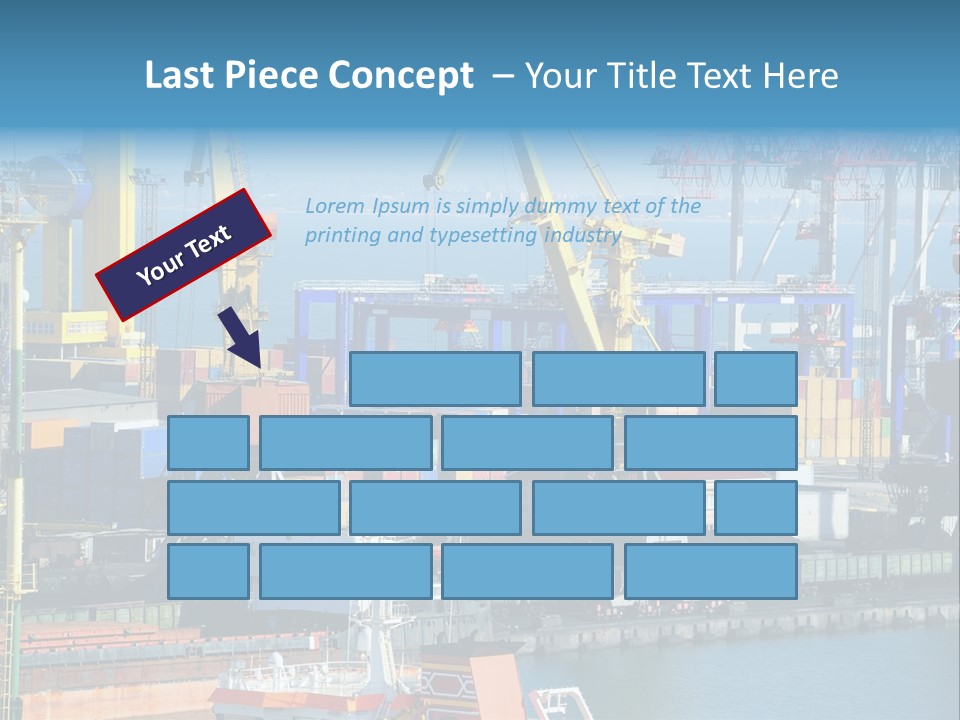Vessel Boat Dock PowerPoint Template