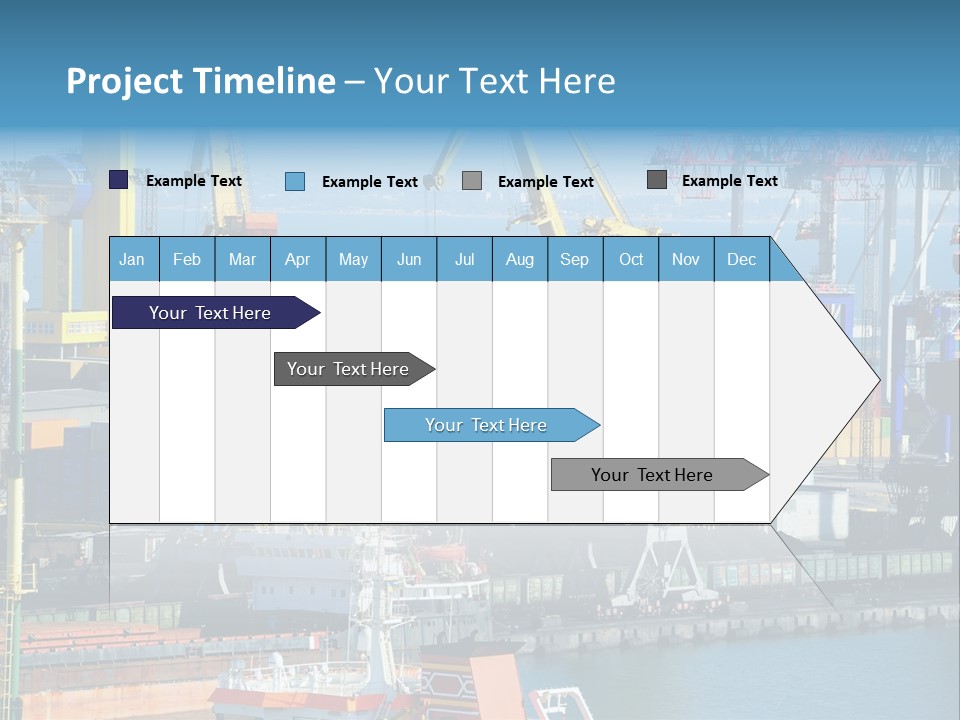 Vessel Boat Dock PowerPoint Template
