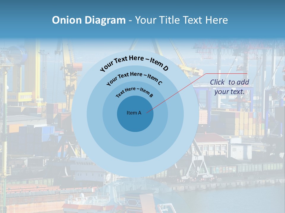 Vessel Boat Dock PowerPoint Template