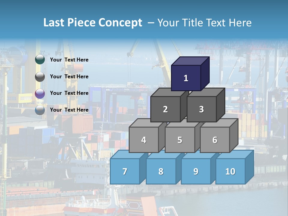 Vessel Boat Dock PowerPoint Template