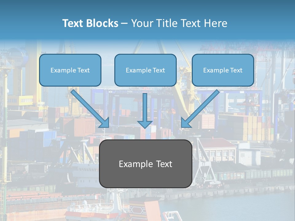 Vessel Boat Dock PowerPoint Template