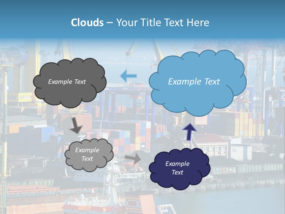 Vessel Boat Dock PowerPoint Template