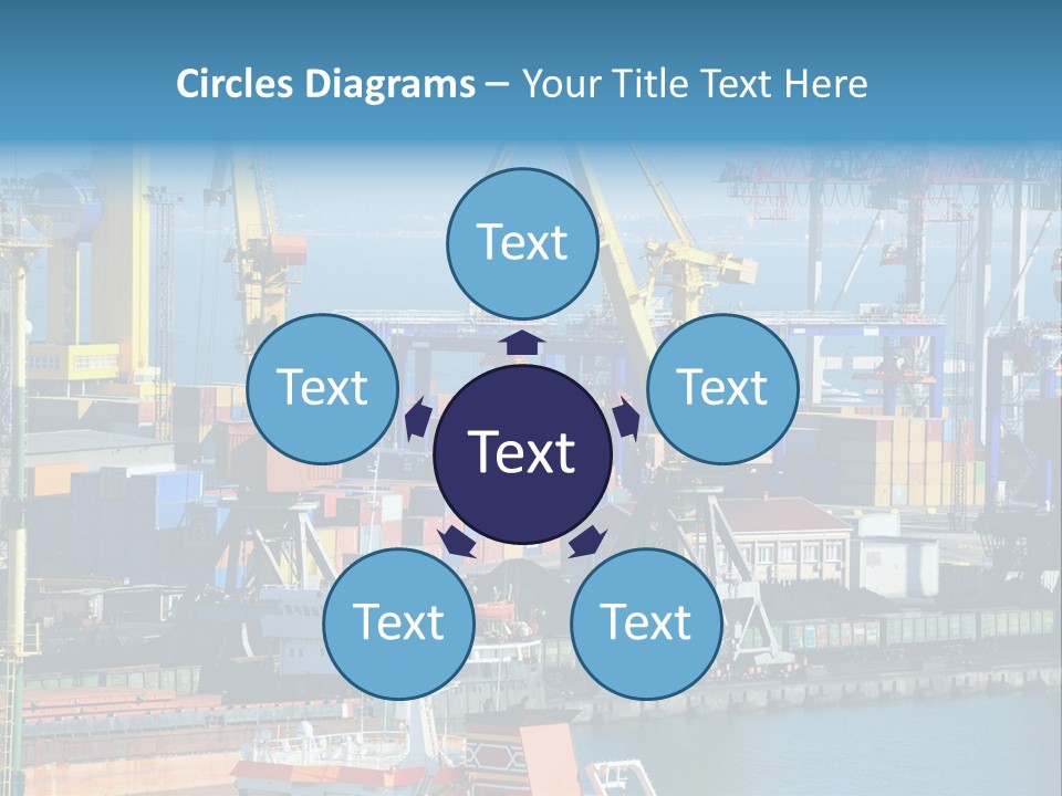 Vessel Boat Dock PowerPoint Template