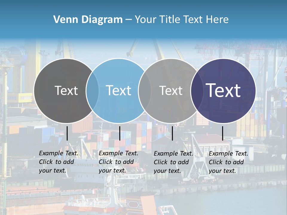 Vessel Boat Dock PowerPoint Template