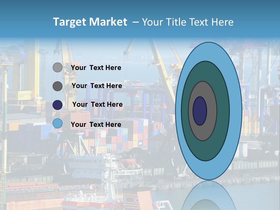 Vessel Boat Dock PowerPoint Template