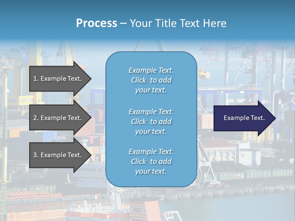 Vessel Boat Dock PowerPoint Template