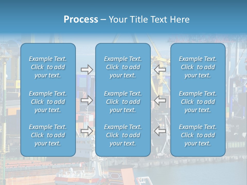Vessel Boat Dock PowerPoint Template