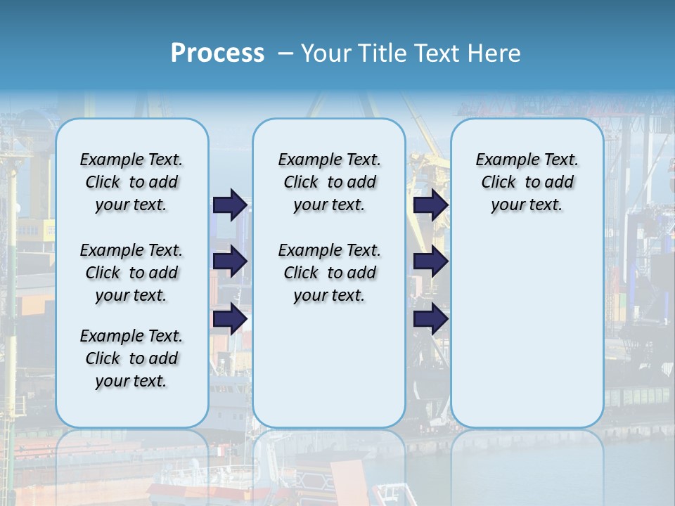 Vessel Boat Dock PowerPoint Template