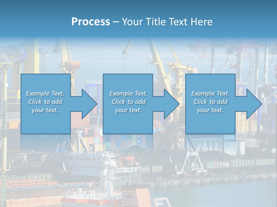 Vessel Boat Dock PowerPoint Template