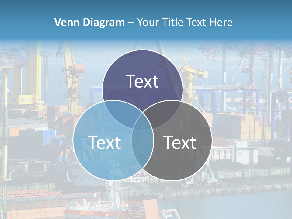 Vessel Boat Dock PowerPoint Template