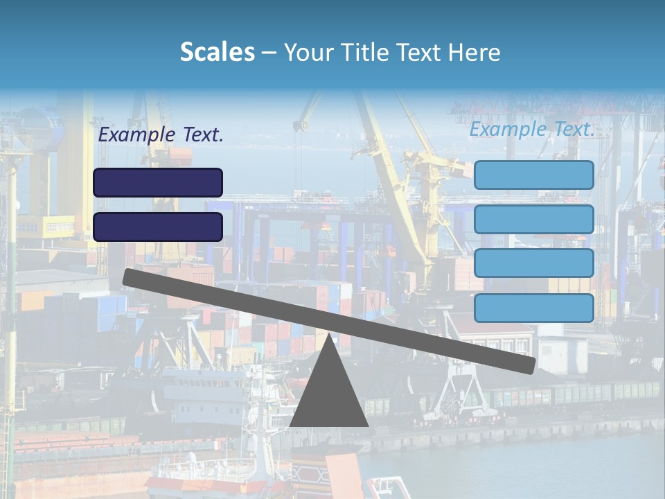 Vessel Boat Dock PowerPoint Template