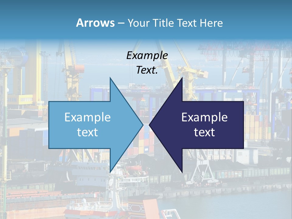 Vessel Boat Dock PowerPoint Template