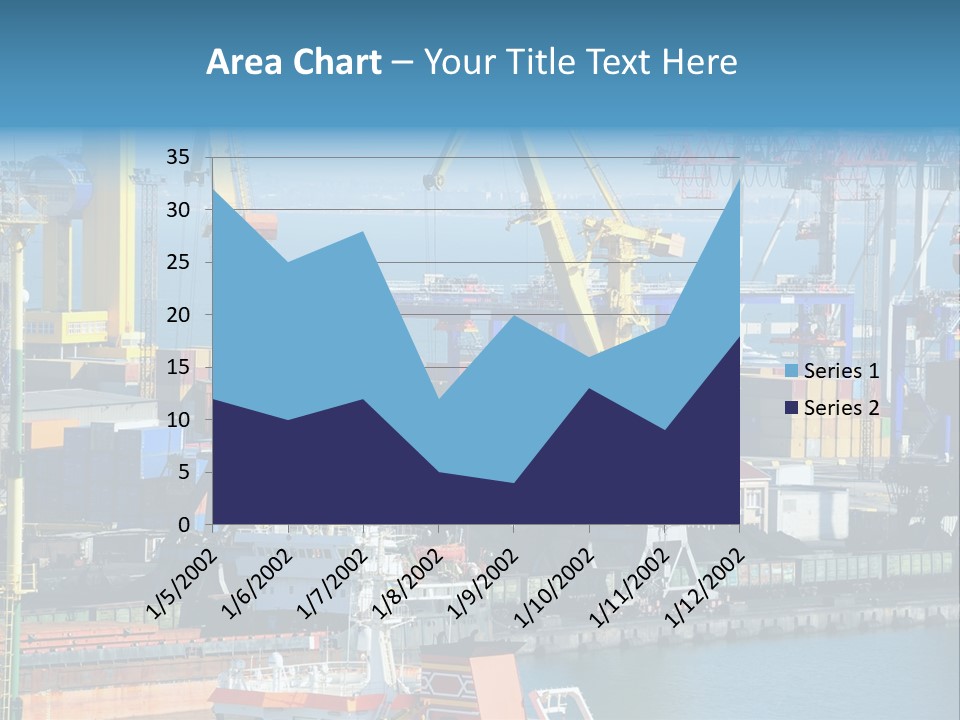 Vessel Boat Dock PowerPoint Template