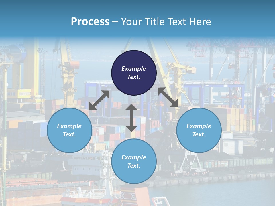 Vessel Boat Dock PowerPoint Template
