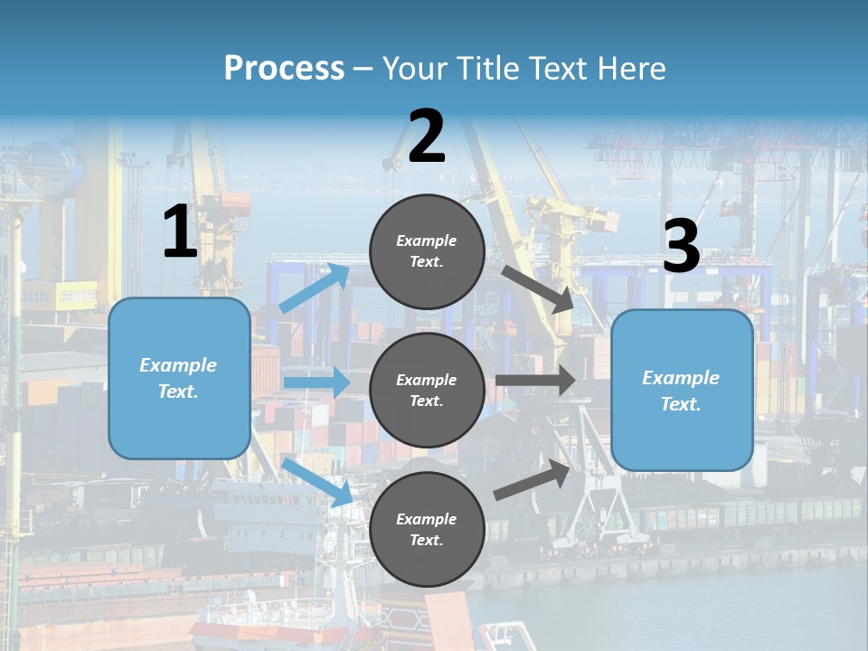 Vessel Boat Dock PowerPoint Template