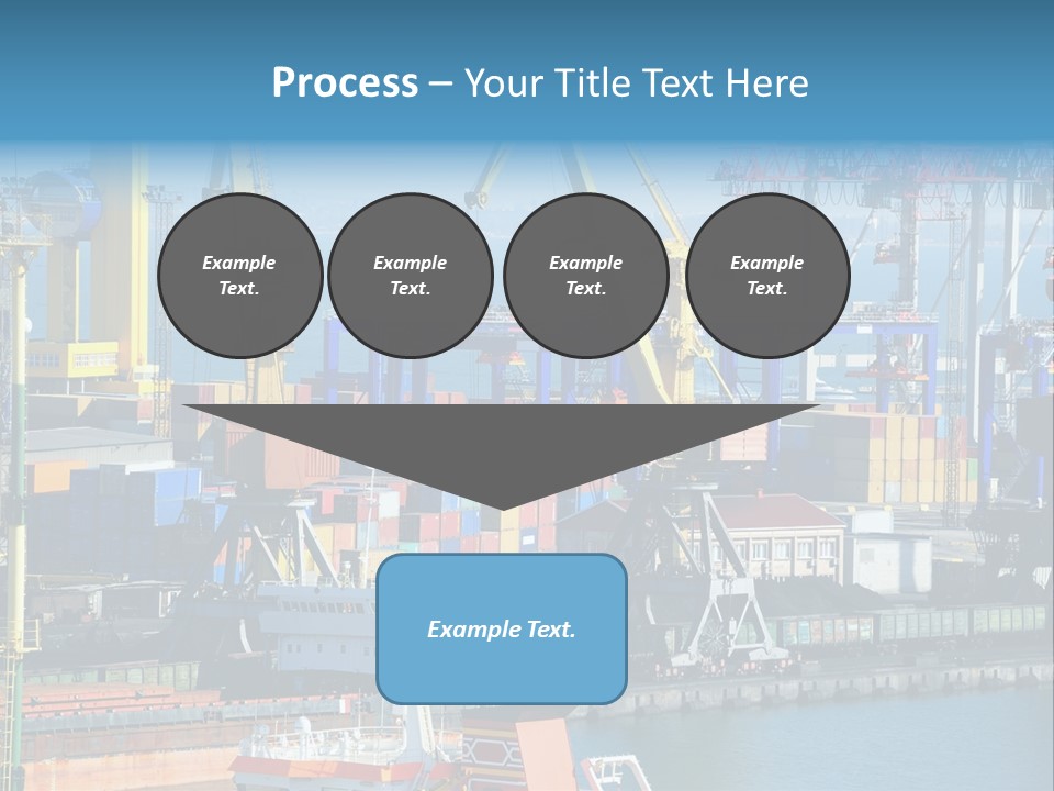 Vessel Boat Dock PowerPoint Template