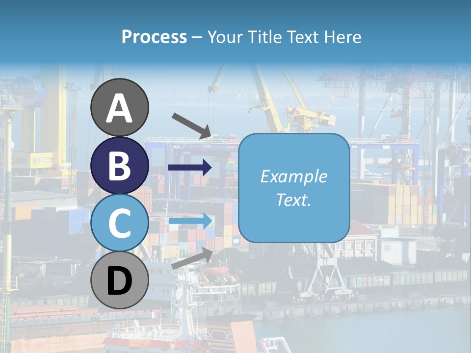 Vessel Boat Dock PowerPoint Template