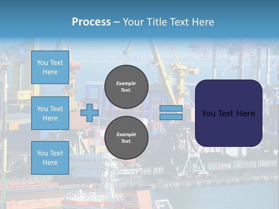 Vessel Boat Dock PowerPoint Template