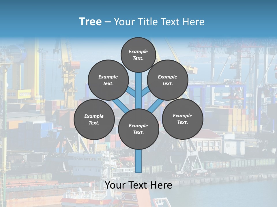 Vessel Boat Dock PowerPoint Template
